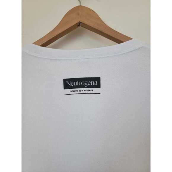 Neutrogena x Russell Athletic THE JUICIEST White Crewneck Sweatshirt Women's XL - Picture 5 of 8